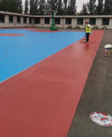管城回族旧篮球场地面改造翻新整改   